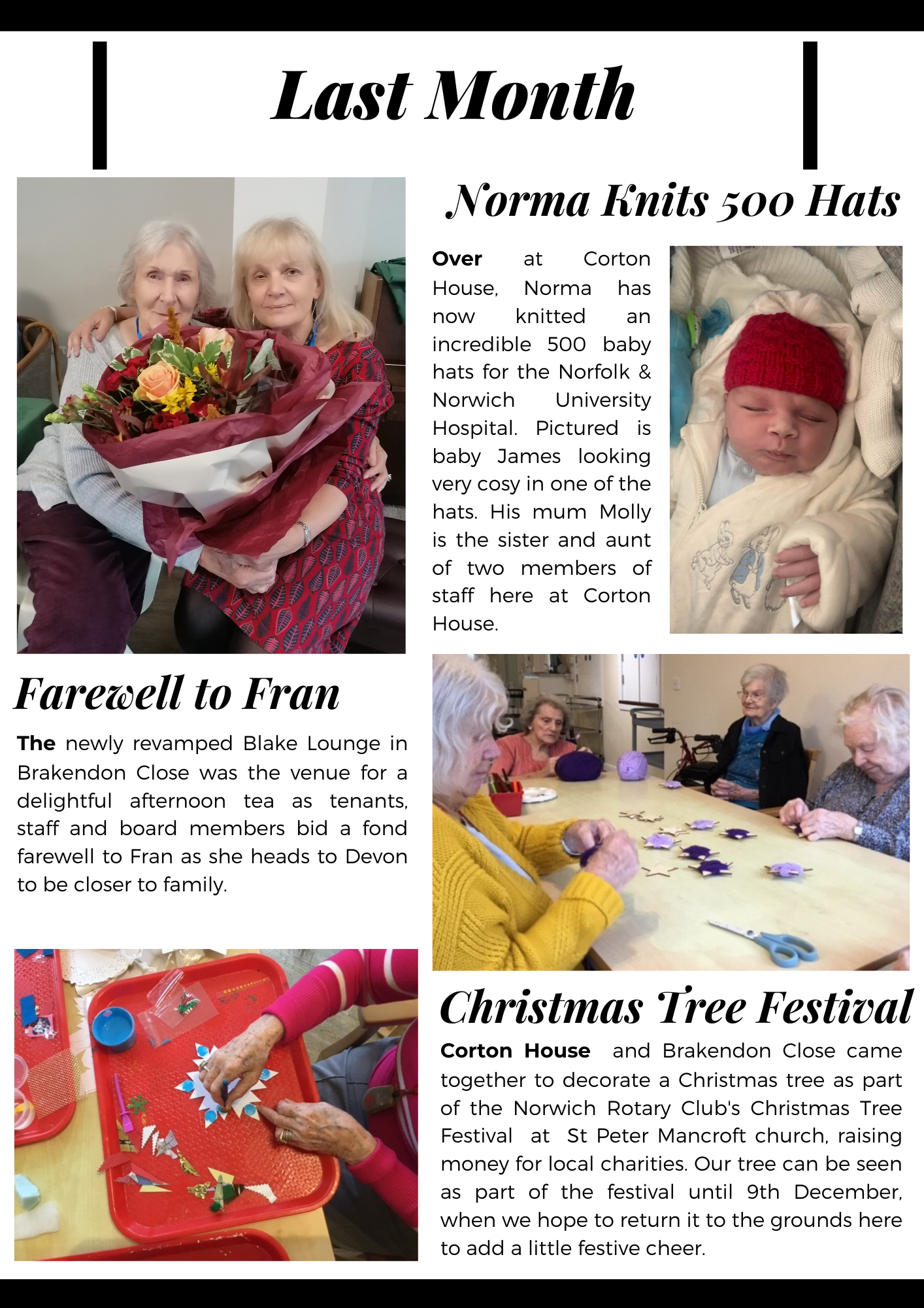 Neigbours December 2021 Last Month's News