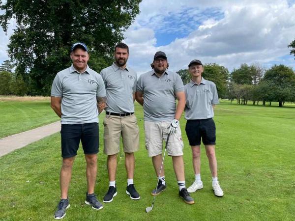 A team at Corton House golf day